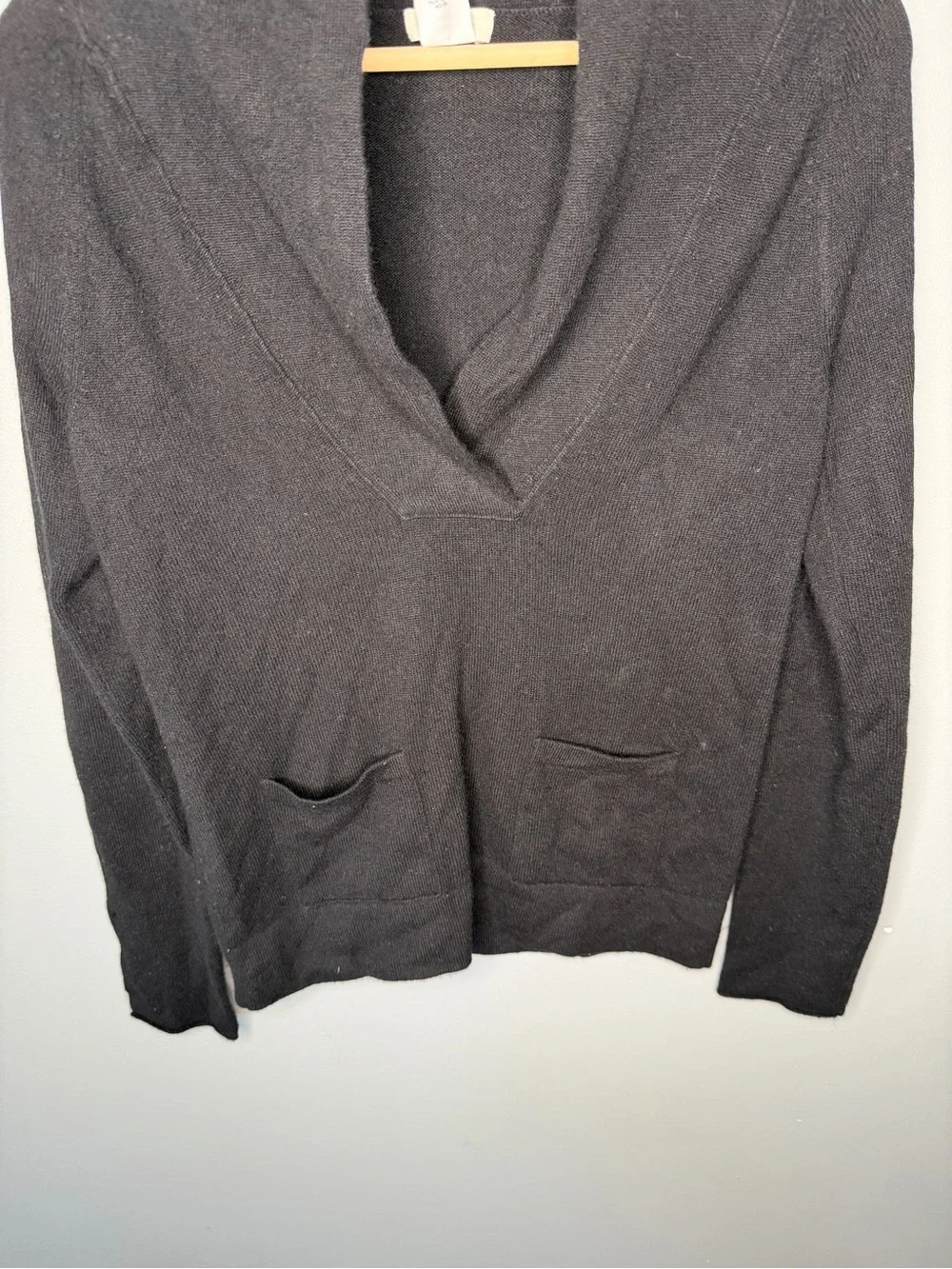 J. Crew Gustoso 100% Cashmere Shawl Collar Sweater